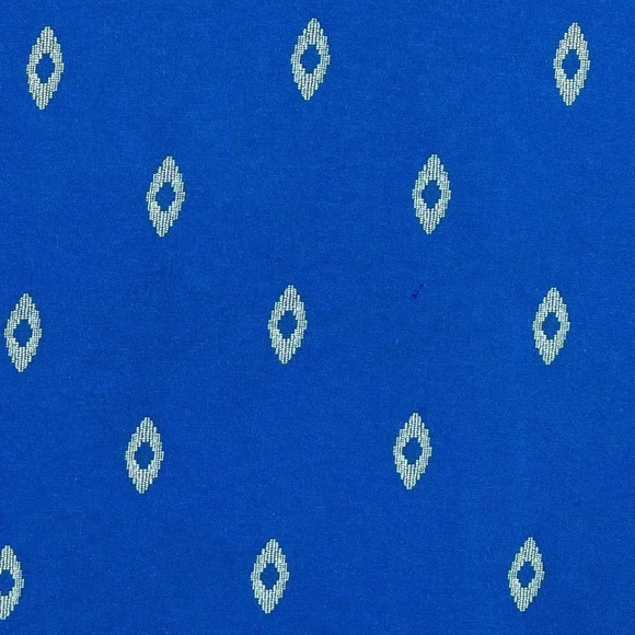 Old Navy XXL 2X Shirt Top Blue Geometric Short Sleeve Scoop Neck Knit - Picture 3 of 6